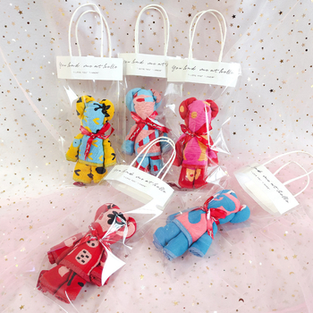 Lācīša formas kokvilnas dvieļu dāvana kāzām, džakarda audums, 50 g, 32 pavedieni, 99,9% kokvilna