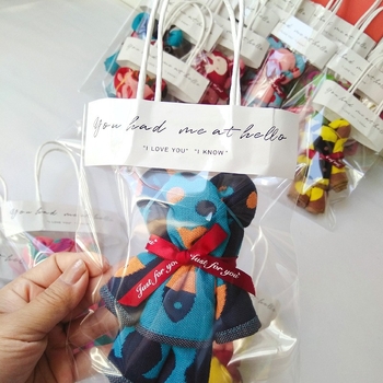 Lācīša formas kokvilnas dvieļu dāvana kāzām, džakarda audums, 50 g, 32 pavedieni, 99,9% kokvilna