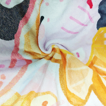 Хавлия за баня от корал флис, 200 g, полиестер 90% / памук 10%, персонализация и печат на лого