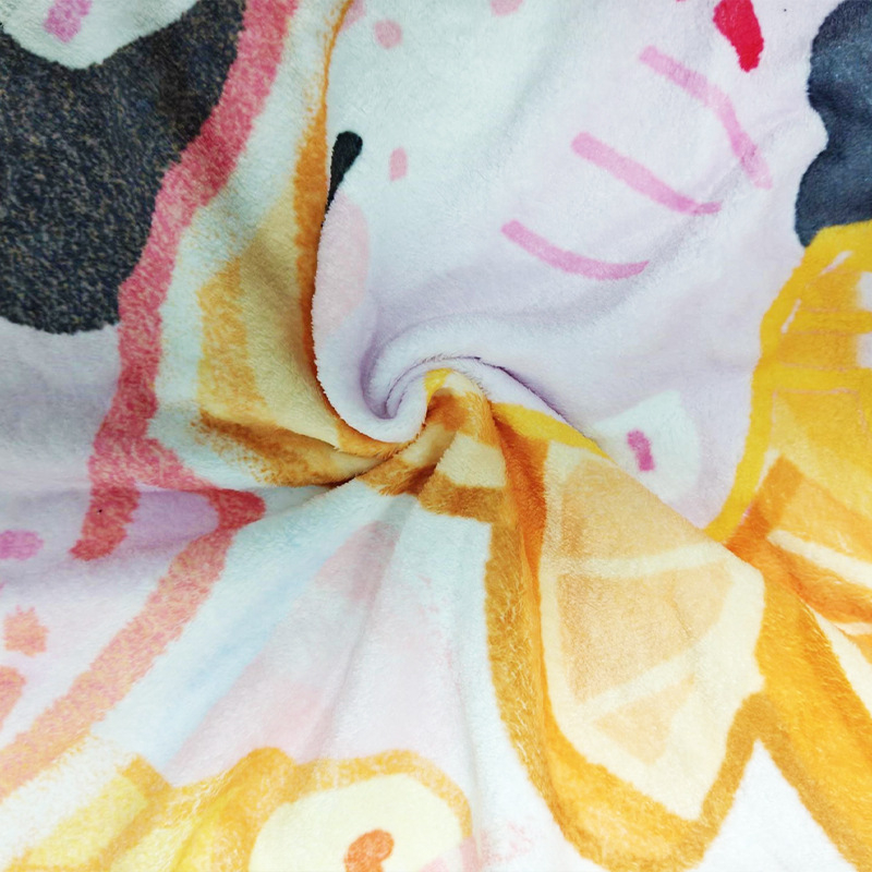 Хавлия за баня от корал флис, 200 g, полиестер 90% / памук 10%, персонализация и печат на лого