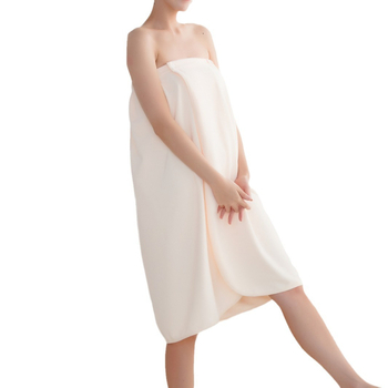 Ρόμπα μπάνιου από microfiber, απαλό άγγιγμα, σύνθεση νάιλον, βάρος περίπου 310 g, για άνοιξη, μάρκα Clean and Proud