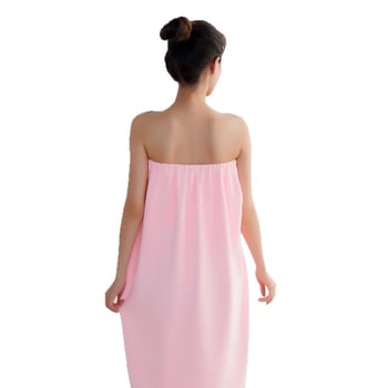 Ρόμπα μπάνιου από microfiber, απαλό άγγιγμα, σύνθεση νάιλον, βάρος περίπου 310 g, για άνοιξη, μάρκα Clean and Proud