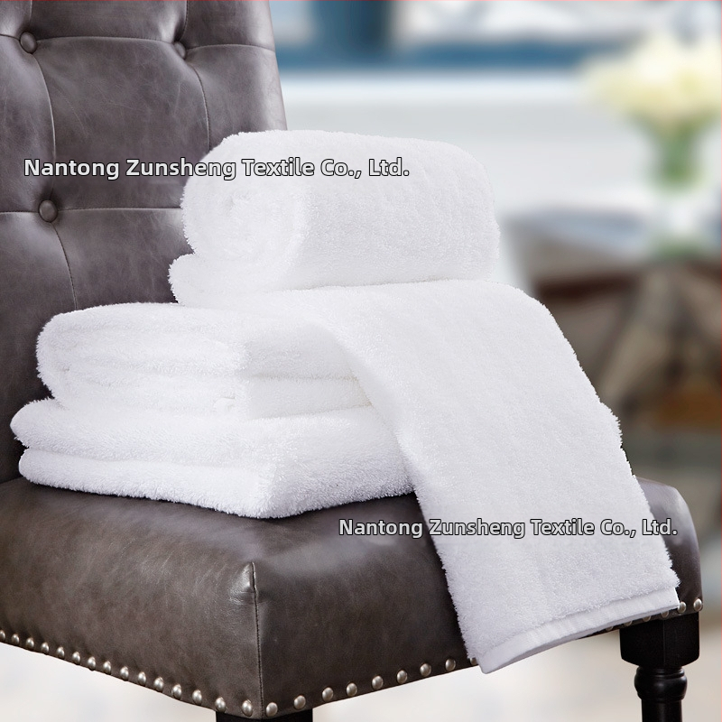 Viešbučio medvilninis rankšluostis, 800 gsm, su spausdintu logotipu ir pritaikymu