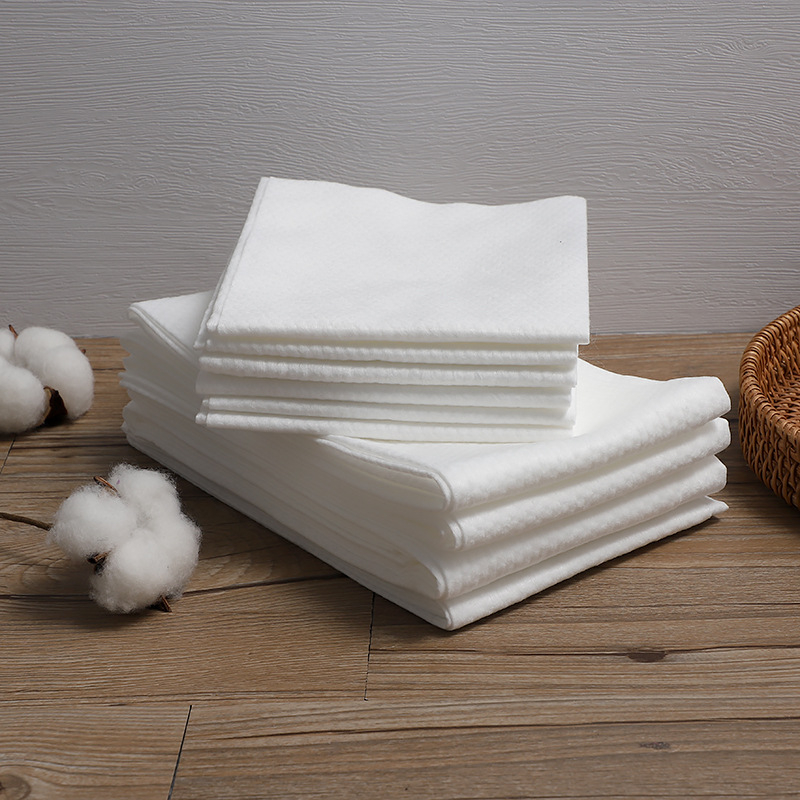 Еднократен комплект кърпи за хотел/къща за гости, 100% памук, проста тъкане, бързо попиване 5–10 сек, за дома и пътувания