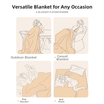 Dvojstranná plyšová deka s vrásčitou textúrou, jednofarebná, polyester, pod 300 g, štyri ročné obdobia