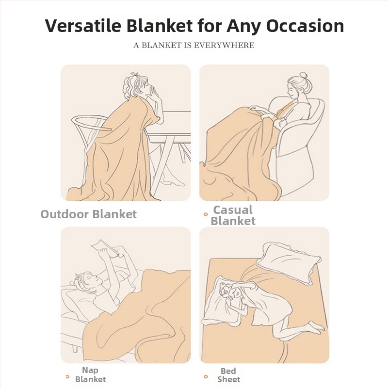 Dvojstranná plyšová deka s vrásčitou textúrou, jednofarebná, polyester, pod 300 g, štyri ročné obdobia