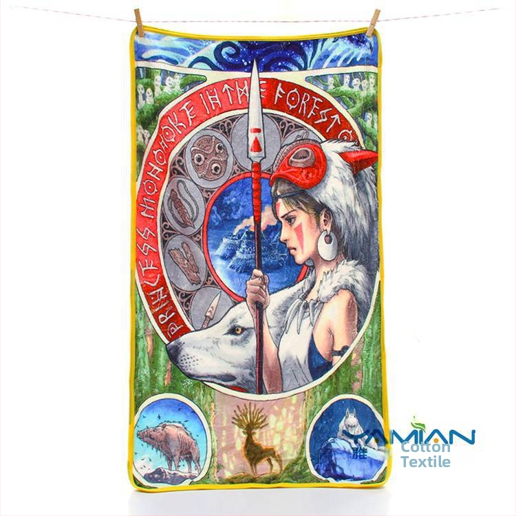 Flanelová deka na uteráky s kompletným vzorom cartoon, polyester, 300–499 g, jar–jeseň, prvá trieda, prispôsobený štýl