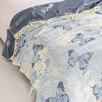 Törölközőtakaró füzérrel | 99% pamut, poliészter rostok | nyári stílus, virágos mintázat