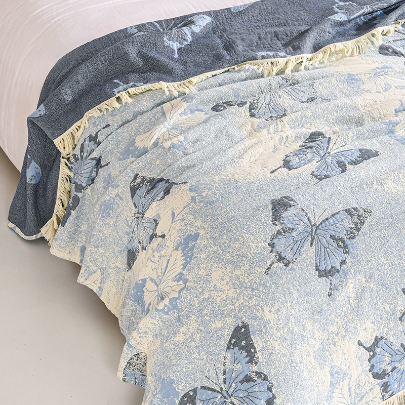 Törölközőtakaró füzérrel | 99% pamut, poliészter rostok | nyári stílus, virágos mintázat