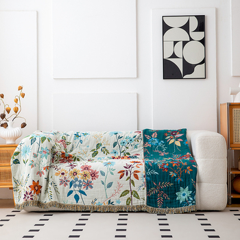 100% pamut törölközőtakaró geometriai mintával, 0,55–1,0 kg, tavaszra és őszre