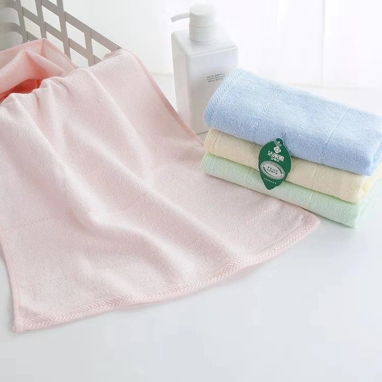 Ručnik za lice od bambusovih vlakana Grace/Jielia 6090, 21 vlakana, plosna tkanina (plain weave), težina 50–80 g, 99% bambus sadržaj