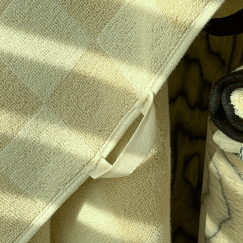 Set ručnika za kupaonicu s uzorkom šahovnice, u kutiji za poklon, 100% pamuk, 32s predivo, 200 g/m2