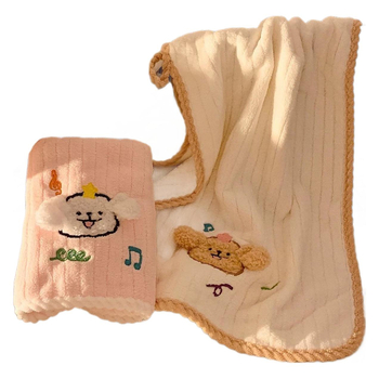 Dječji kupaći ručnik s motivom šteneta, koralni flis, brzo upija, 200–300 g, mješavina poliestera i najlona, serija Finding Nemo