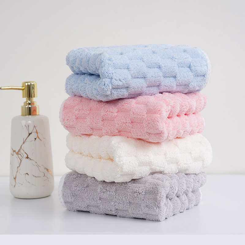 Kupaći ručnik i ručnik za ruke – koralni velur, ravno tkani, 80–100 g, poliestersko vlakno, ispis logotipa, prilagođavanje dostupno