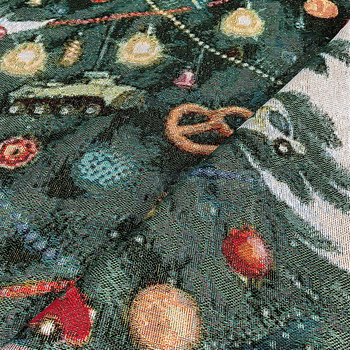 Tapiserie pentru perete, amestec poliester-bumbac, țesătură țesută mecanic, formă dreptunghiulară, model plante, conținut poliester 71-80%