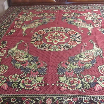 Pamukasta deka s motívom pauna, 1500–1999 g, novi kineski stil