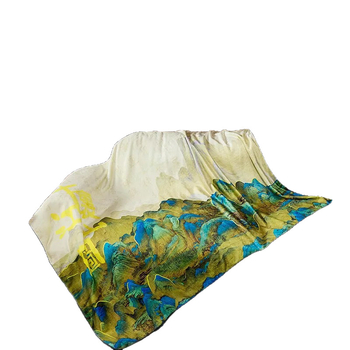 Šál-deka v štýle Nového čínskeho štýlu, krajinný vzor, polyester, 230 g, jar-jeseň