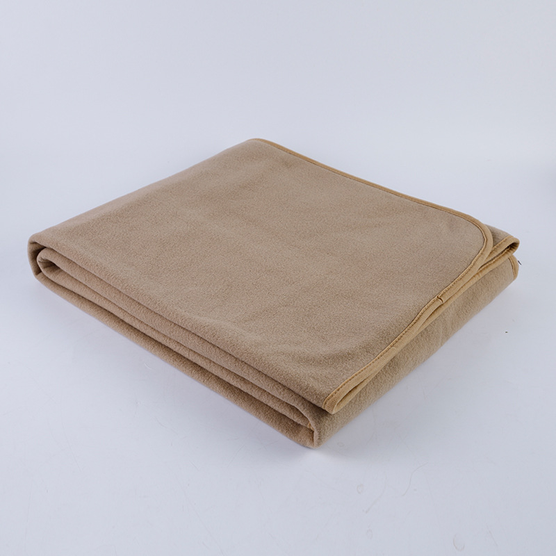 Jednobojna fleece deka za kauč, deka za odmor, flanel deka, koral fleece, na skladištu, prijenosna
