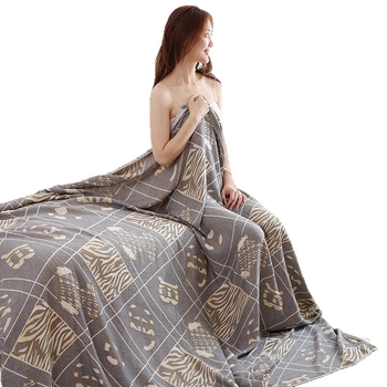 Ριγέ βαμβακερή πετσέτα-κούβερτα, 1000–1499 g, για όλες τις εποχές