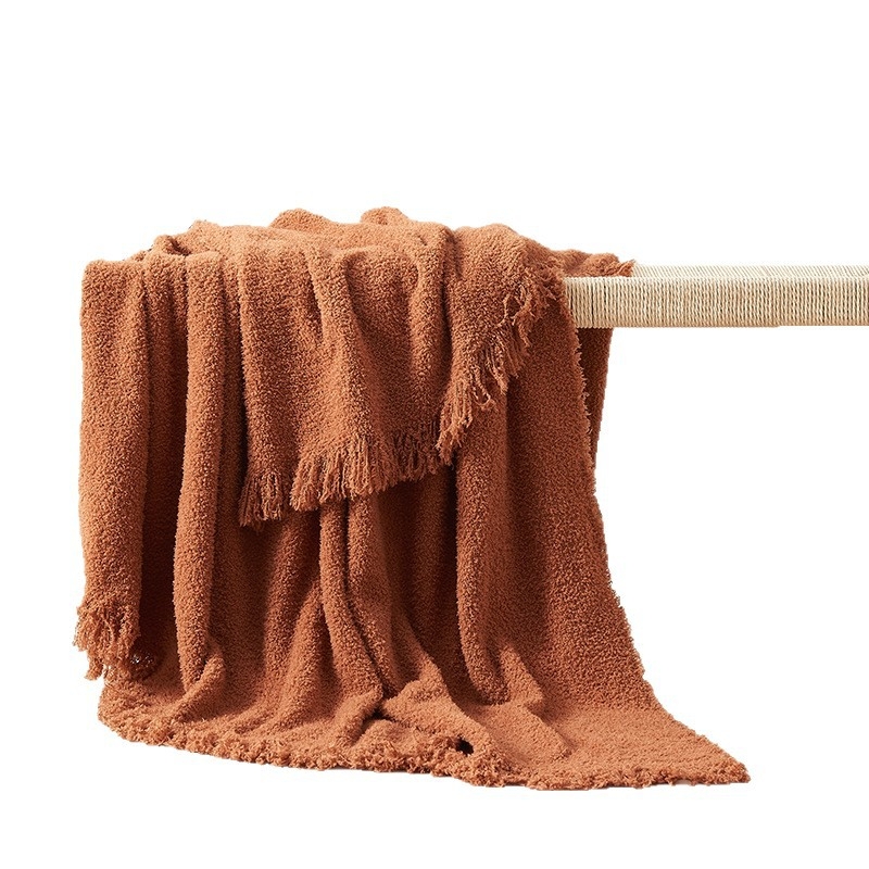 Kötött takaró - akril, 500-799 g, Minta: Egyszerű, Skandináv stílus, Minden évszakra