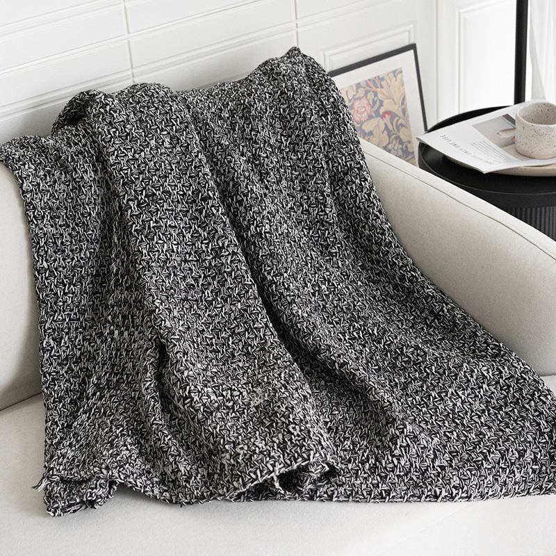 Κουβέρτα πλεκτή – Μινιμαλιστικό μοντέρνο στυλ (Ακρυλικό; 1000–1499 γ; Όλες οι εποχές; Διαθέσιμη παραμετροποίηση)