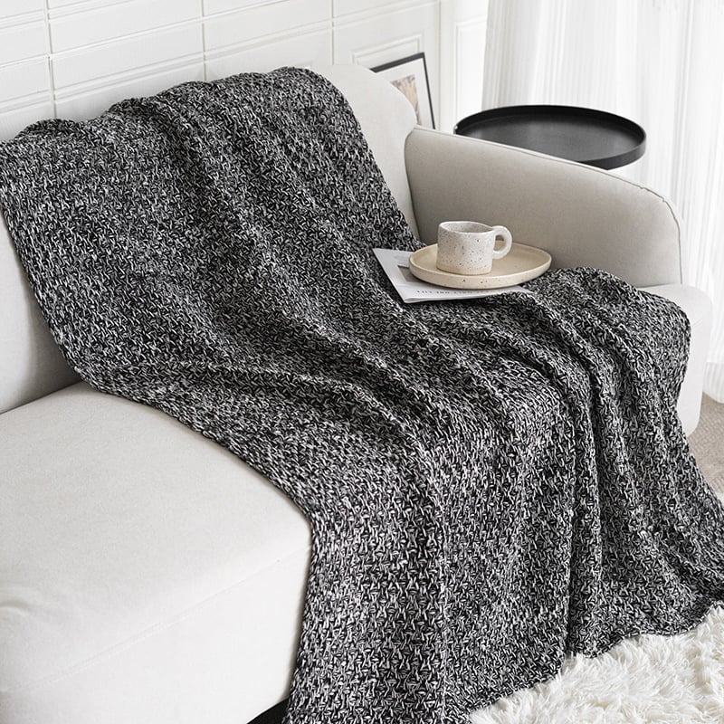 Κουβέρτα πλεκτή – Μινιμαλιστικό μοντέρνο στυλ (Ακρυλικό; 1000–1499 γ; Όλες οι εποχές; Διαθέσιμη παραμετροποίηση)