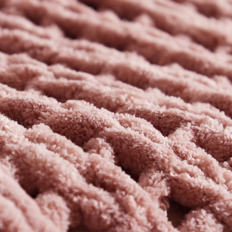 Kötött pléd – Chenille, Egyszínű minta, 1500–1999 g, Nordikus stílus