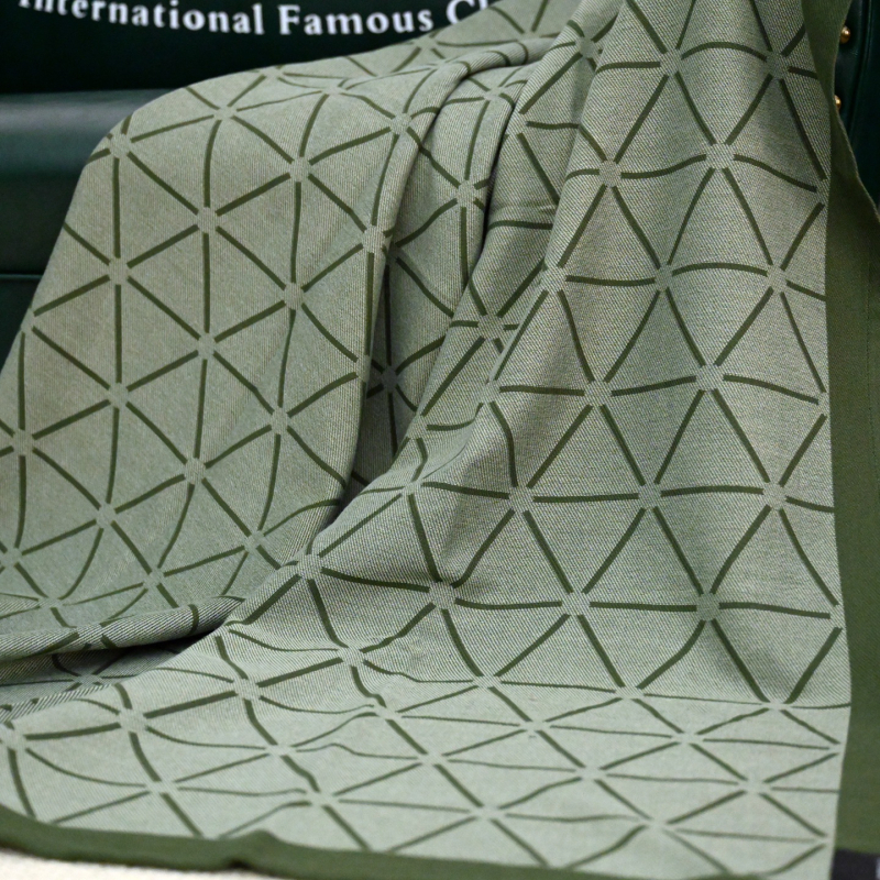 Kötött pléd könnyed luxus stílusban, geometriai mintával, akril szálból, 800–999 g, őszi–téli szezon, testreszabható, első osztályú minőség