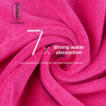 Sauwei mikrovláknová uterka na vlasy do kaderníctva a kozmetického salónu — 86% polyester, 14% bavlna, potlačené logo, spracovanie na mieru, možnosť dodania na jeden kus podporovaná