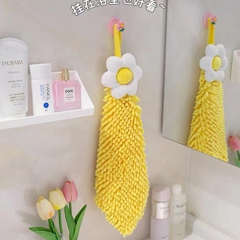 Chenille kéztörlő, 80-100 g, 19 szál, szegélyezés