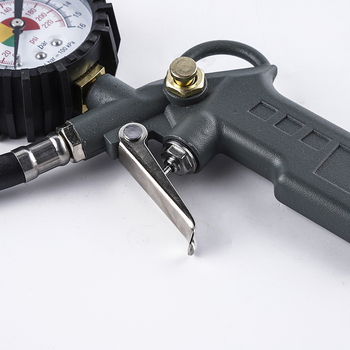 Χειροκίνητος μετρητής πίεσης ελαστικών με πιστόλι πλήρωσης, LCD οθόνη, αλουμινένιο σώμα, TG-11, εμβέλεια 12–16 BAR