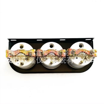 Trīs mērinstrumentu vienība 12V automobiļiem – ūdens temperatūras, eļļas temperatūras un eļļas spiediena mērinstrumenti, modelis Cznt-0008-2, precizitāte 99%