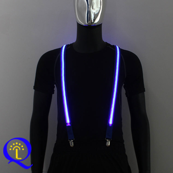 LED svjetleće trake za hlače, unisex, podesive duljine, 3 kopče, od webbing traka