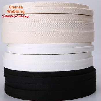 Chenfa Ribbon βαμβακερή ζώνη χερίνγκμπον, 1,2 mm πάχος, ιμάντας για σακίδιο/τσάντες