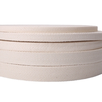 Chenfa Ribbon βαμβακερή ζώνη χερίνγκμπον, 1,2 mm πάχος, ιμάντας για σακίδιο/τσάντες