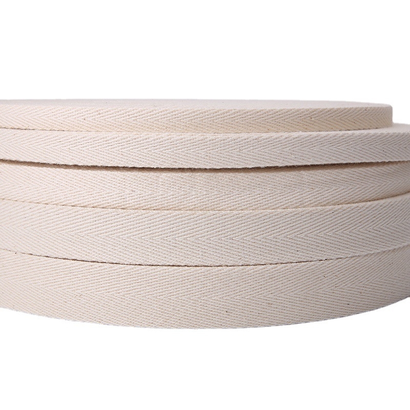 Chenfa Ribbon βαμβακερή ζώνη χερίνγκμπον, 1,2 mm πάχος, ιμάντας για σακίδιο/τσάντες