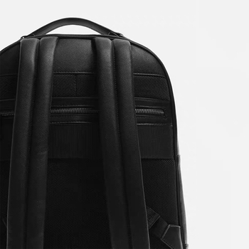 Manya Fei rucsac unisex pentru afaceri și călătorii — PU piele cu inserții Nappa, protecție a coloanei, curele cu aer, capacitate sub 20L, lansare vară 2025