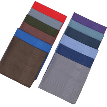 Кърпичка за нос, смесена тъкан, 15 г, без лого, 12 бр.