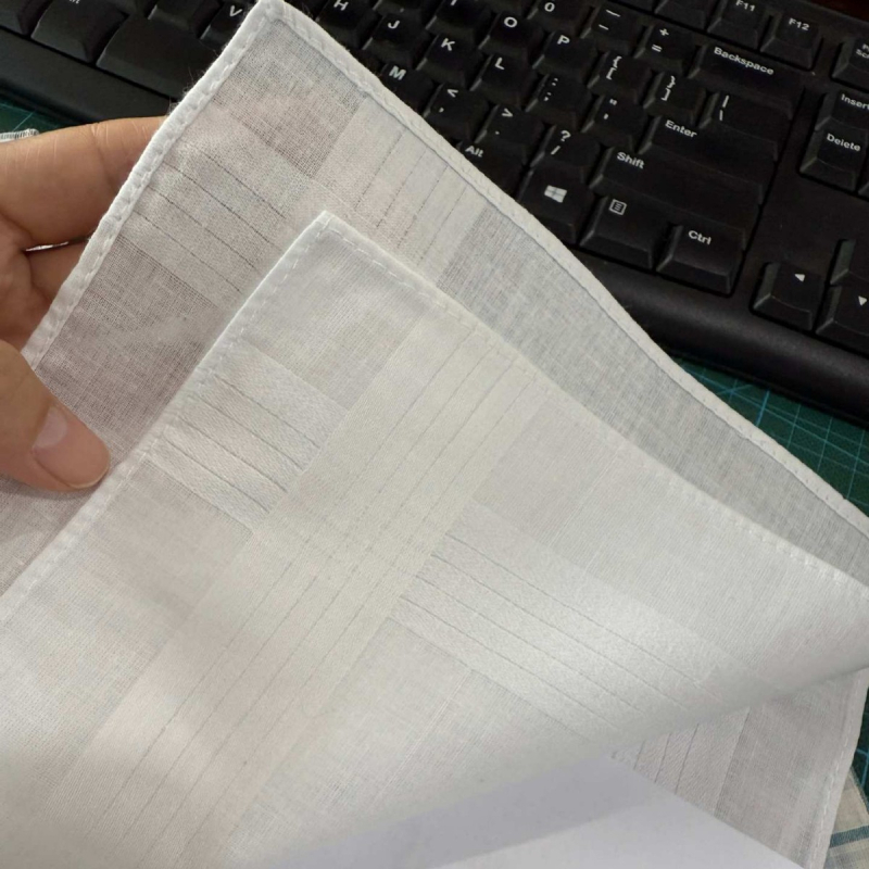 Batistă de buzunar Shuncheng, din bumbac 100%, 16 g, personalizabilă (Brand: Shuncheng; Material: 100% bumbac; Greutate: 16 g; Personalizare: Da)