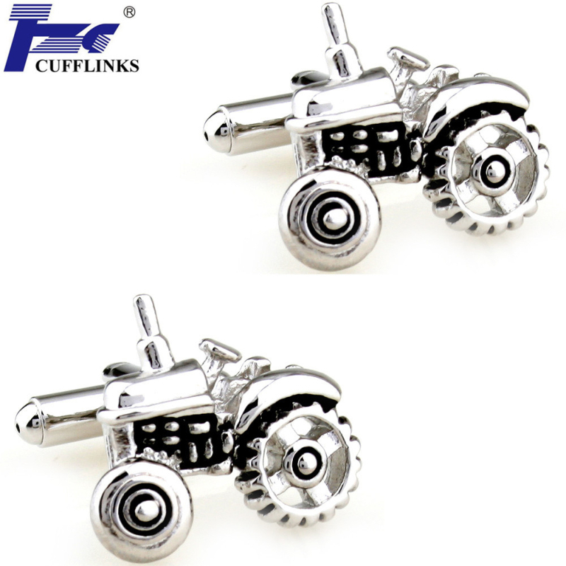 Маншети за ръкавели: тракторен мотив, стоманени, геометричен дизайн, електроплатиране, аметистов кристал