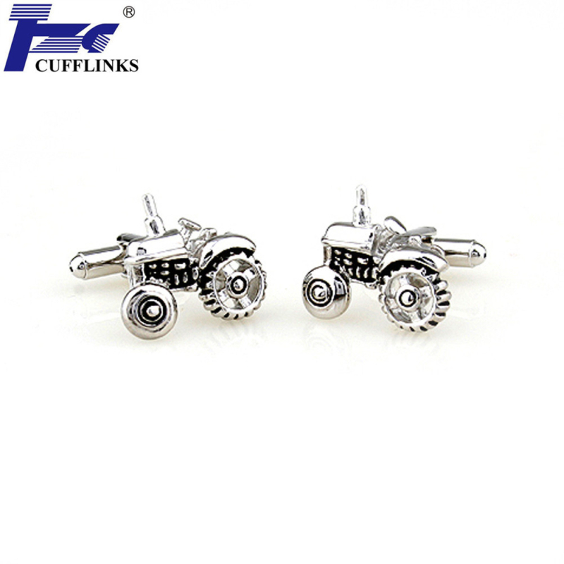 Маншети за ръкавели: тракторен мотив, стоманени, геометричен дизайн, електроплатиране, аметистов кристал