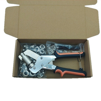 Rankinis įrankis montuoti metalines akis ir perforuoti skylutes batams — Geležis; Akių krašto presavimas; Tinka batams, drabužiams ir krepšiams