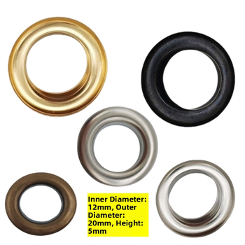 Mogi bakreni metalni oči s alatom za ugradnju – 100 kompleta za tkanine, šatore i odjeću