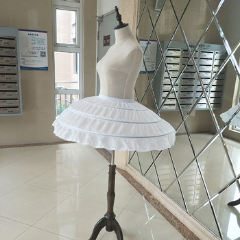 Παιδική φούστα παράστασης με τρία μεταλλικά δαχτυλίδια και διπλό στρώμα φούστας, φουσκωτό στυλ πριγκίπισσας, με επένδυση