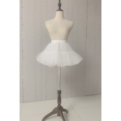 Lolita Petticoat: bez kostiju, četiri sloja, duljina 30 cm, mekan tila, svakodnevna upotreba
