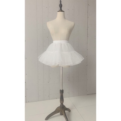 Lolita Petticoat: bez kostiju, četiri sloja, duljina 30 cm, mekan tila, svakodnevna upotreba