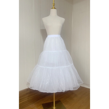 Φούστα Lolita με τέσσερις στρώσεις όγκου, στυλ χωρίς οστά, επένδυση από ζαχαρωτό βαμβάκι, Καλοκαίρι 2024