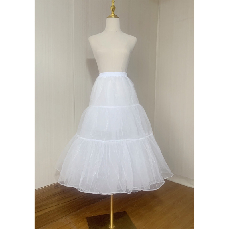 Φούστα Lolita με τέσσερις στρώσεις όγκου, στυλ χωρίς οστά, επένδυση από ζαχαρωτό βαμβάκι, Καλοκαίρι 2024