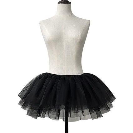 Cosplay set: prozirna tutu suknja i tamni mrežasti bodi, za odrasle, Youxi, na skladištu, proljeće 2025