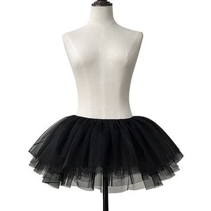 Cosplay set: prozirna tutu suknja i tamni mrežasti bodi, za odrasle, Youxi, na skladištu, proljeće 2025
